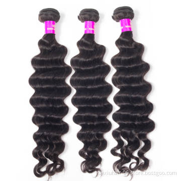 Hot Selling Cambodian Loose Deep Wave  100% Unprocessed Cuticle  Virgin Cambodian Human Hair Weave Bundles